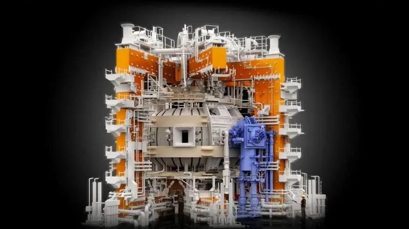 Un'immagine relativa al Jet (joint European Torus), il reattore nucleare al centro della ricerca europea