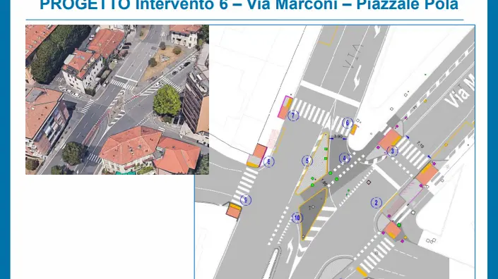 Intervento in via Marconi