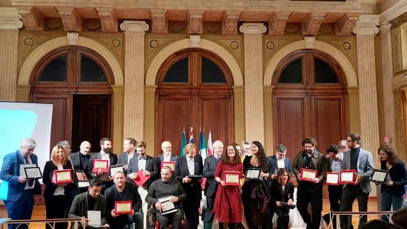 I cronisti premiati dalla giuria del «Guido Vergani» - Foto tratta da Facebook