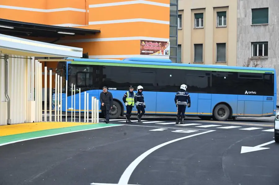 L'inaugurazione dell'Autostazione di via Solferino