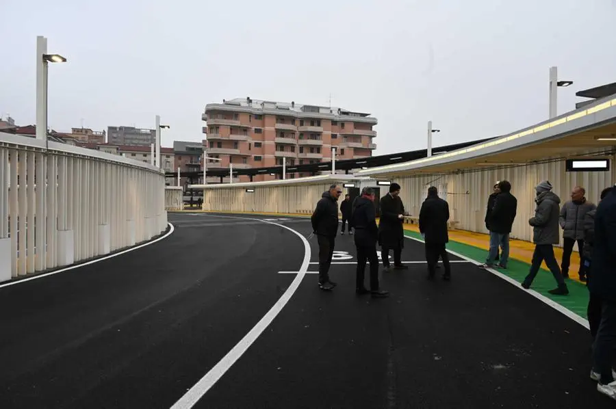 L'inaugurazione dell'Autostazione di via Solferino