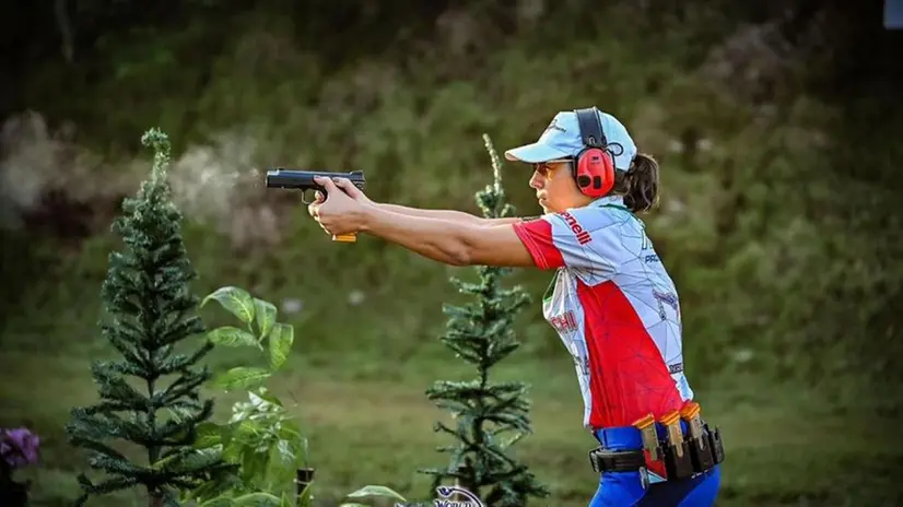 Cristina Almici durante la competizione