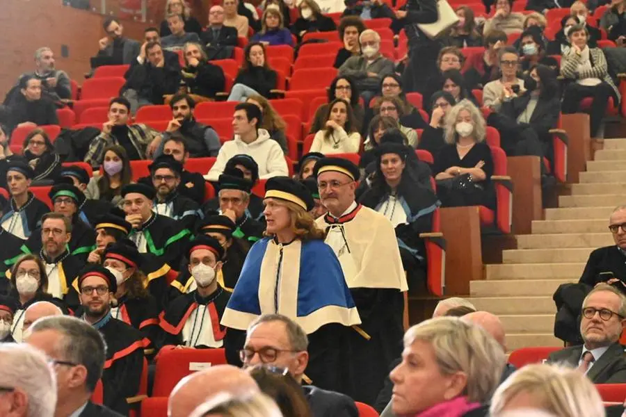 Il ministro Bernini all'inaugurazione dell'anno accademico della Facoltà di medicina