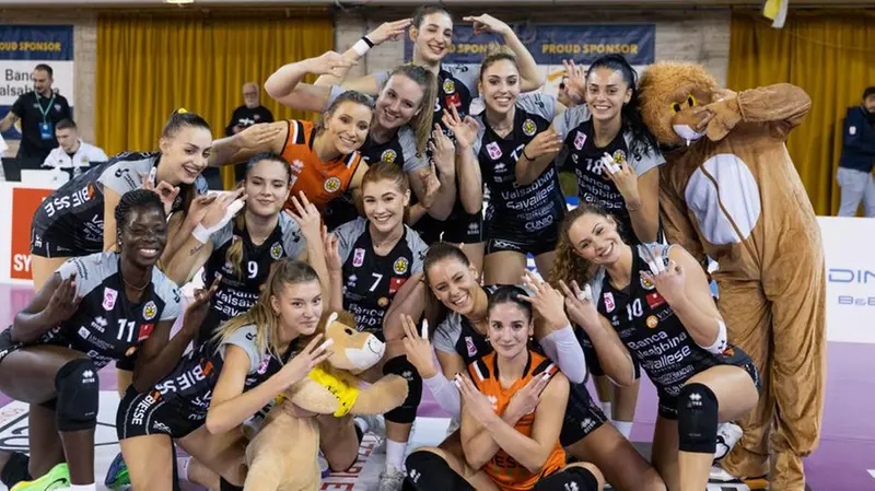 La Banca Valsabbina Millenium Brescia batte 3-1 Busto Arsizio