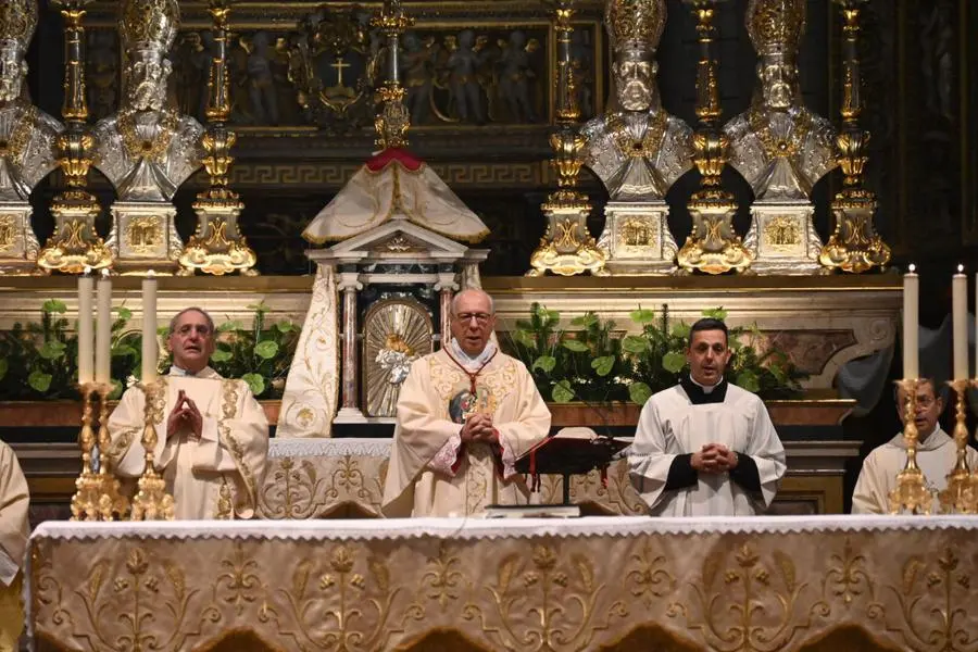 La celebrazione del Te Deum alla basilica delle Grazie