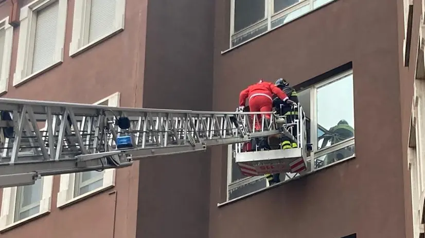 Babbo Natale è arrivato dalla finestre all'ospedale di Manerbio