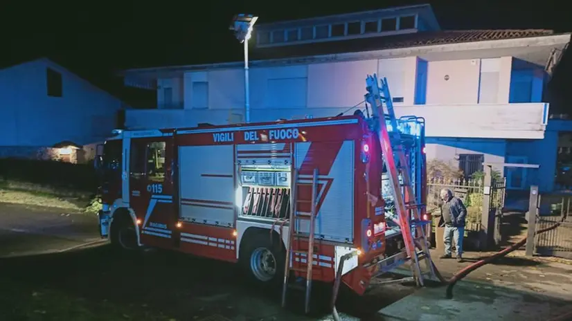 L'incendio a Palazzolo