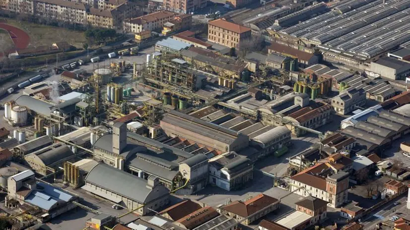 Una veduta aerea del Sin Caffaro a Brescia - Foto Gabriele Strada/Neg © www.giornaledibrescia.it
