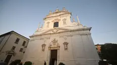 L'inaugurazione della facciata della basilica dei santi patroni in via San Faustino