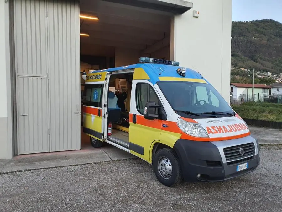 L'ambulanza pediatrica acquistata con i fondi raccolti da Cycling for Peace