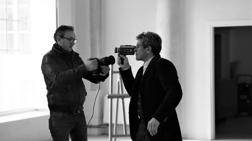 Alcuni momenti delle riprese del film del regista Massimo Grandi