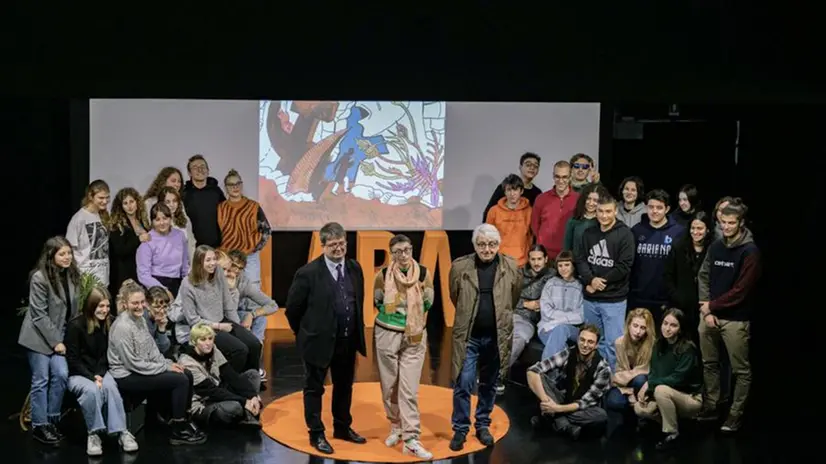 L'incontro alla Laba tra Lomasko e gli studenti