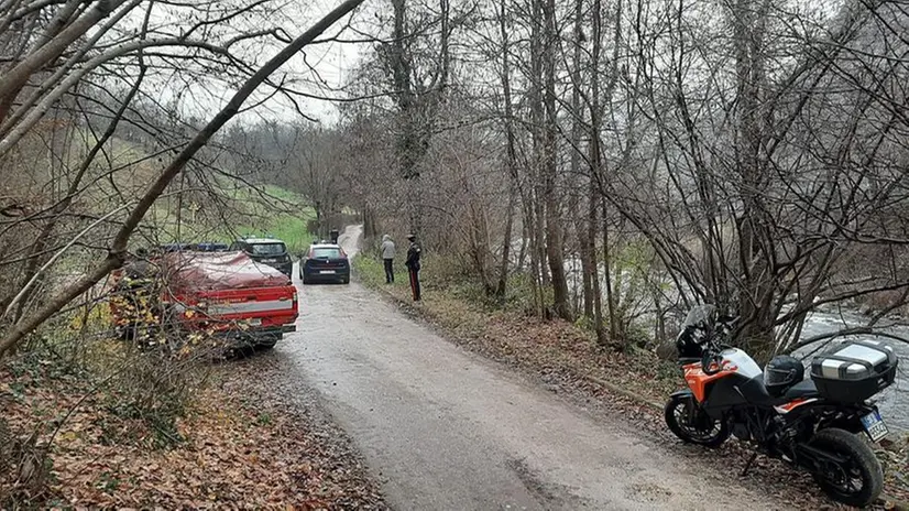 Il luogo del ritrovamento del cadavere nel Chiese a Vobarno - Foto © www.giornaledibrescia.it