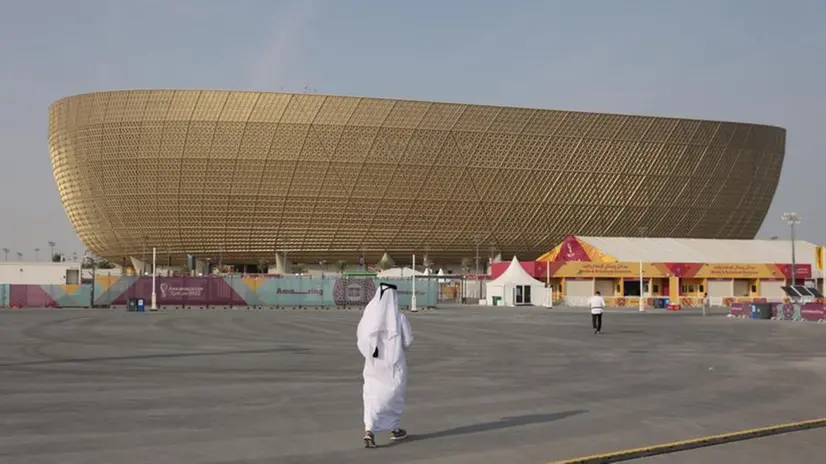 Lo stadio Lusail dove si giocherà la finale del Mondiale - Foto Epa © www.giornaledibrescia.it