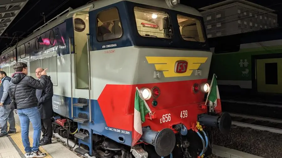 Al binario 10 della Stazione di Brescia il Treno del Milite Ignoto