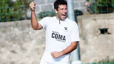 Matteo Poiatti (Pian Camuno) di gol ne fa parecchi, ma quello di domenica è speciale - Foto NewReport © www.giornaledibrescia.it