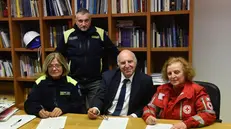 Protezione Civile, la firma del protocollo tra Loggia e Croce Rossa