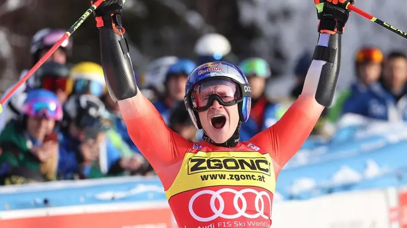 SuperG dominato dallo svizzero Marco Odermatt - Foto Ansa © www.giornaledibrescia.it