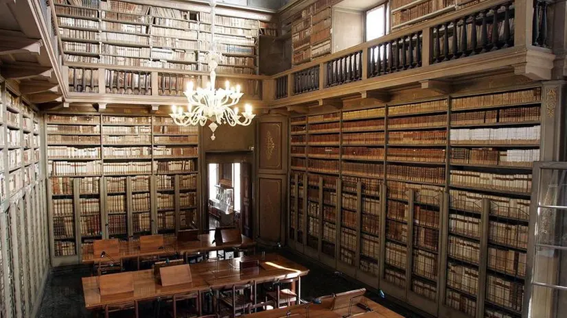Il salone della biblioteca Queriniana - © www.giornaledibrescia.it