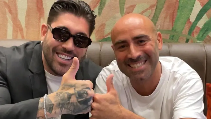 Steven Basalari, a sinistra, e Donato De Caprio