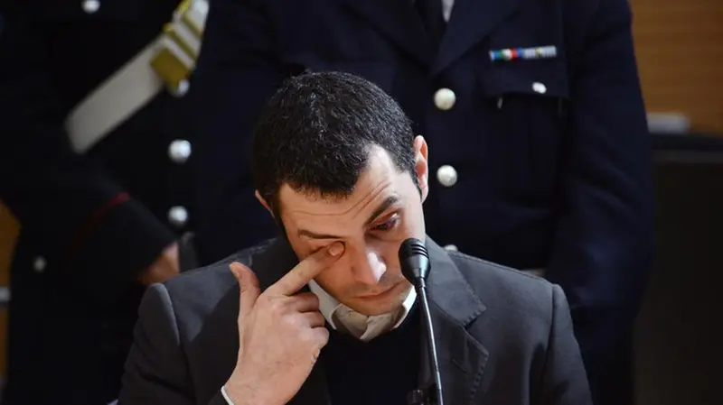 Claudio Grigoletto durante il processo per l'omicidio di Marilia Rodrigues - Foto © www.giornaledibrescia.it