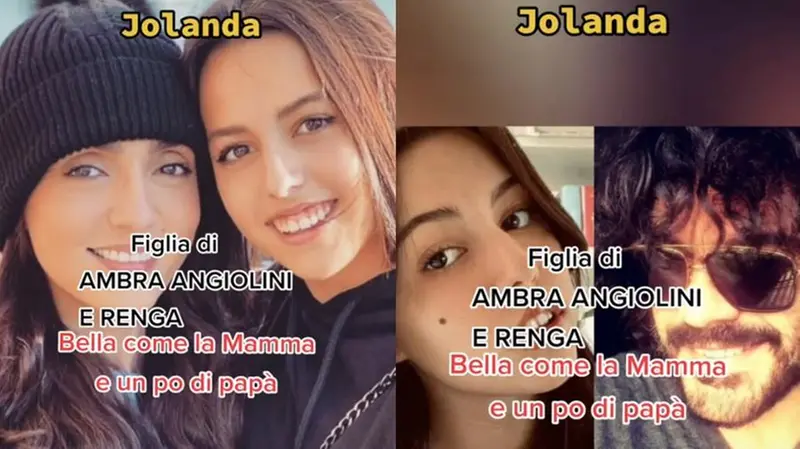 Jolanda Renga in alcune foto del video attaccato dai commenti
