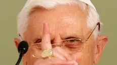 Papa Ratzinger - Foto Ansa © www.giornaledibrescia.it