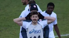 Davide Morandini festeggia i 100 gol - © www.giornaledibrescia.it