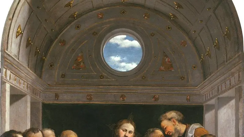 Particolare dell'Ultima Cena di Girolamo Romanino custodita nel Duomo di Montichiari - © www.giornaledibrescia.it
