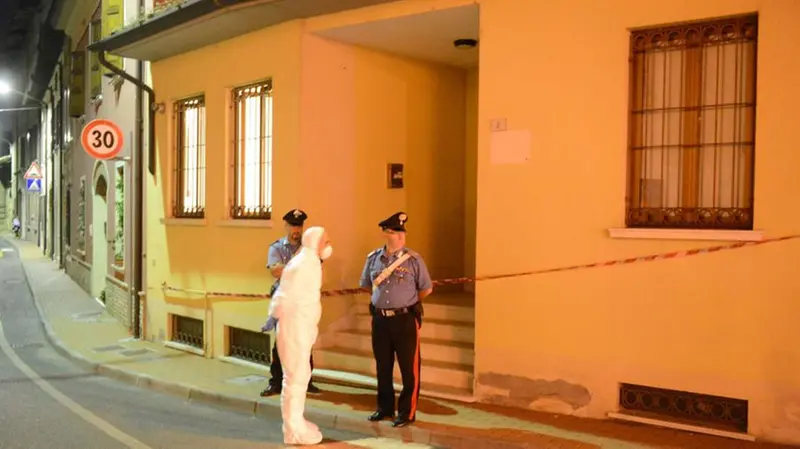 L'edificio a Gambara in cui è stato trovato il cadavere - Foto © www.giornaledibrescia.it