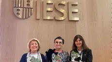 Loretta Forella, Anna Maria Gandolfi e Giovanna Prandini, premiate a Madrid