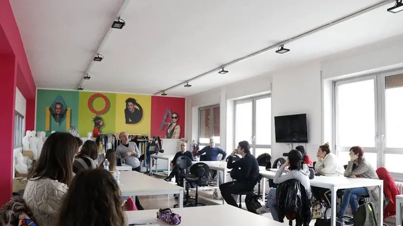 Gli studenti dell'ITS Machina Lonati in aula