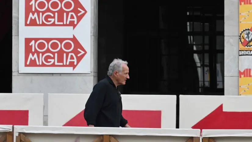 Il regista Micheal Mann in piazza Vittoria