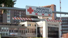 L’ingresso del pronto soccorso del Civile - © www.giornaledibrescia.it
