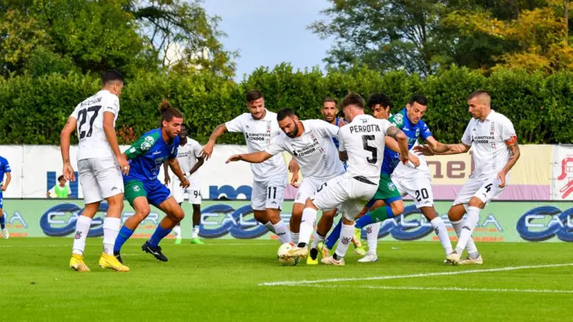 Il match FeralpiSalò-Pro Vercelli