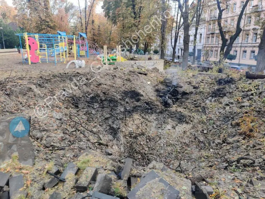 Le prime foto dei bombardamenti di Kiev