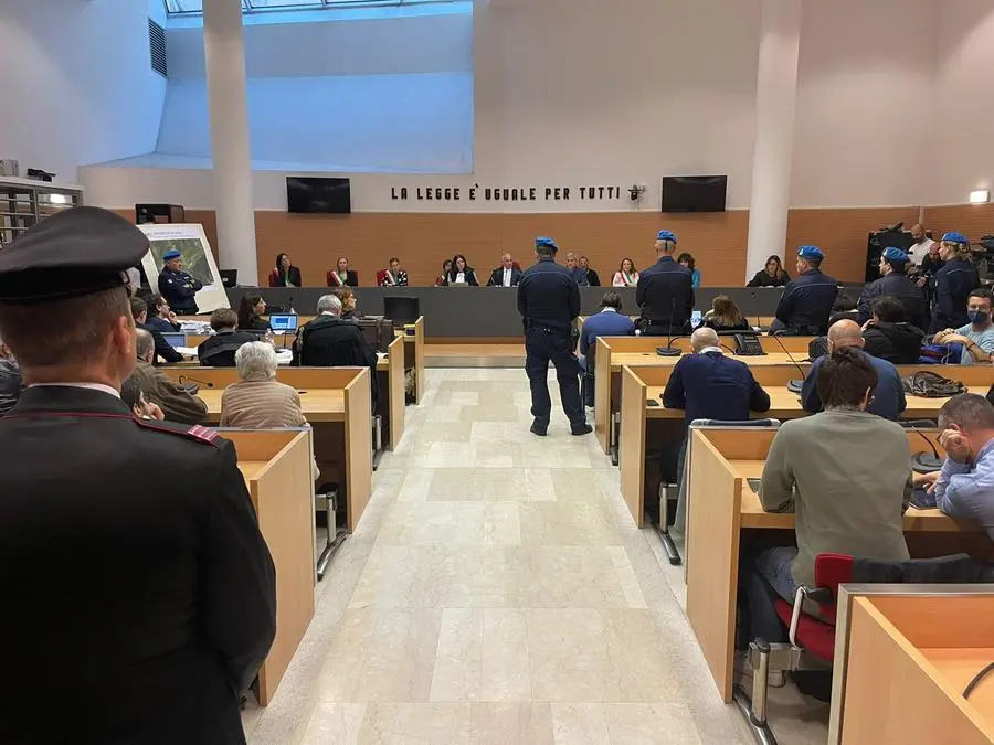 La Corte d'Assise per il processo dell'omicidio Ziliani