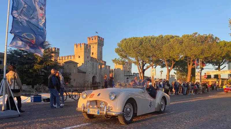 L'arrivo sul Garda