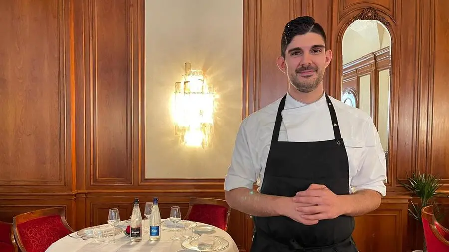 Lo chef di Ambrosia Davide Ferraresi