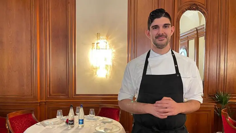 Lo chef di Ambrosia Davide Ferraresi