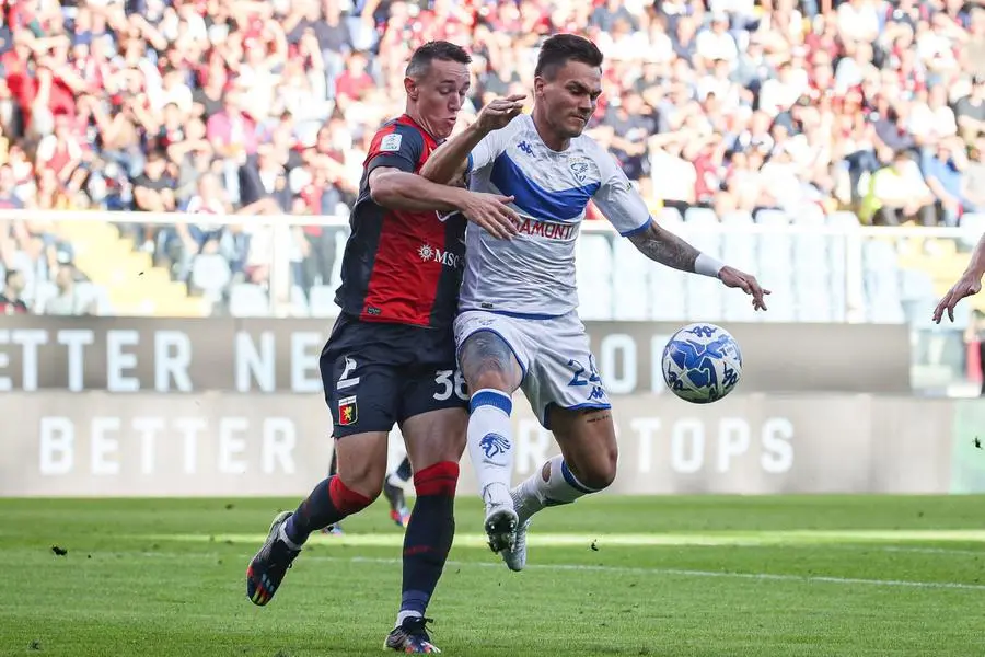 Le immagini di Genoa-Brescia