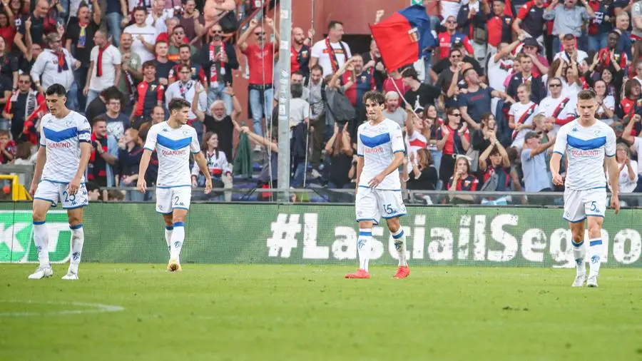 Le immagini di Genoa-Brescia