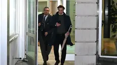 Giacomo Bozzoli esce dal palazzo di Giustizia dopo la lettura della sentenza - Foto Gabriele Strada Neg © www.giornaledibrescia.it