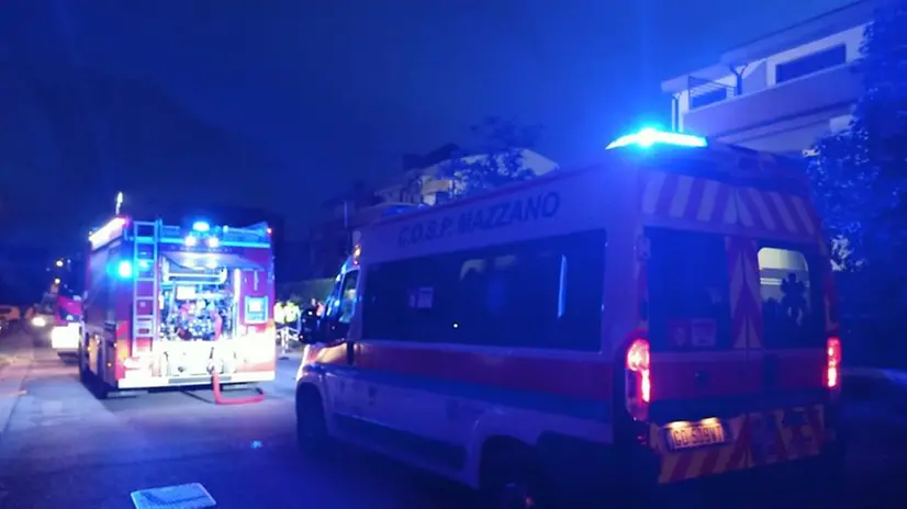 Il residence di Mazzano dov'è divampato il rogo