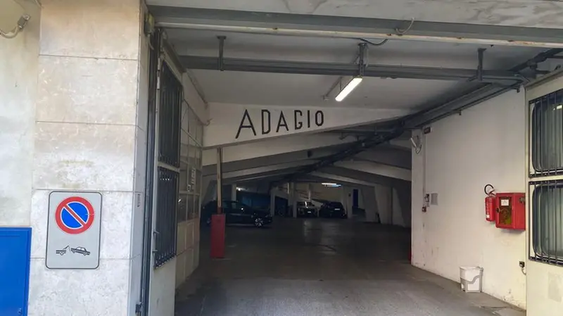 L'autorimessa in vicolo del Moro - © www.giornaledibrescia.it