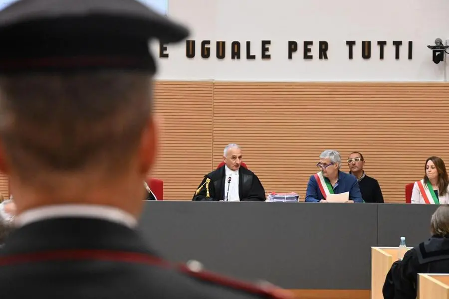 La Corte d'Assise durante la prima udienza del processo per l'omicidio Ziliani - Foto Gabriele Strada/Neg © www.giornaledibrescia.it