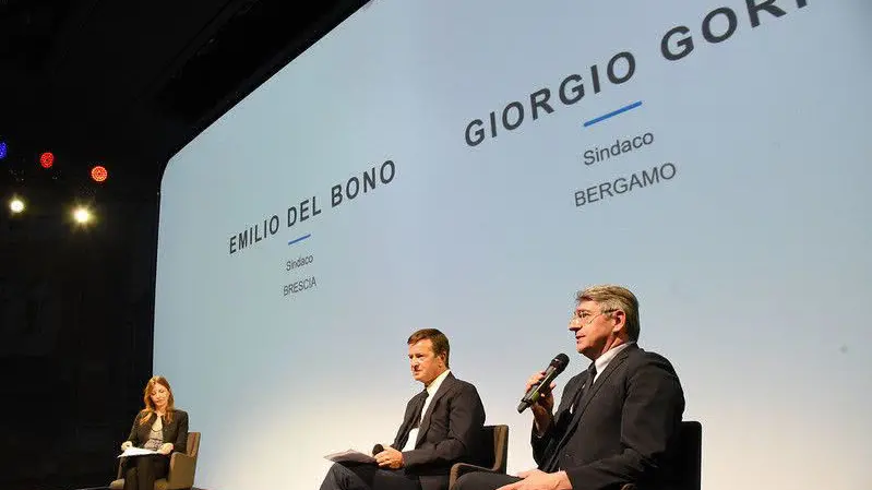 La presentazione di Bergamo Brescia Capitale della Cultura - Foto Christian Pennocchio