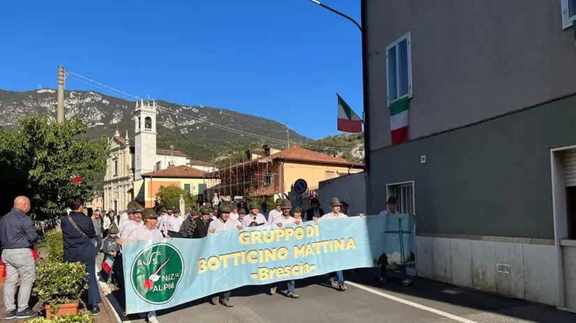 I 95 anni del gruppo alpini di Botticino Mattina