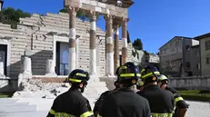 L'esercitazione post terremoto al Capitolium