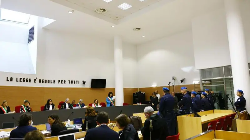 Un momento dell'udienza - Foto Gabriele Strada Neg - Giornale di Brescia